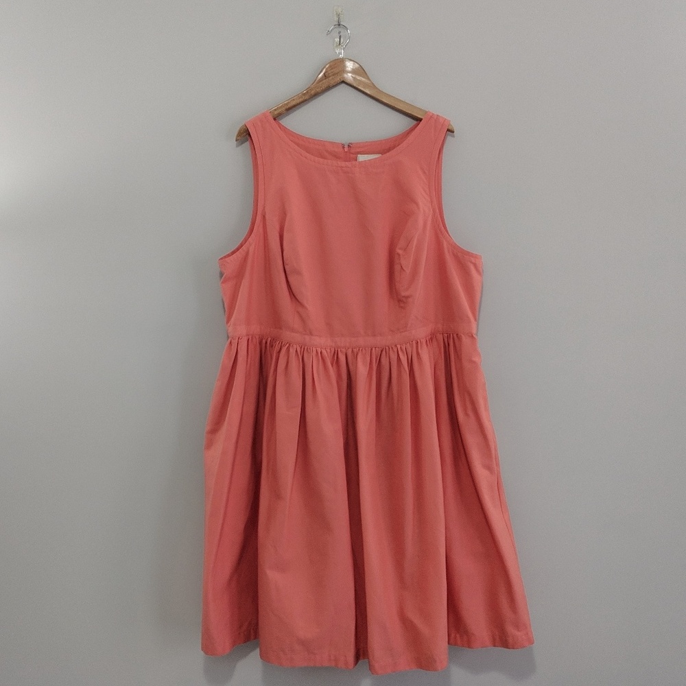 Modcloth Coral Sleeveless Dress Size 3X
